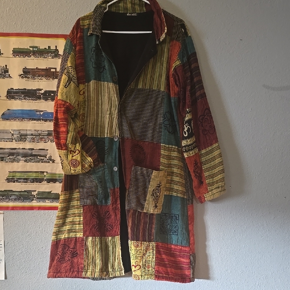 Colorful Patchwork Jacket - image 3